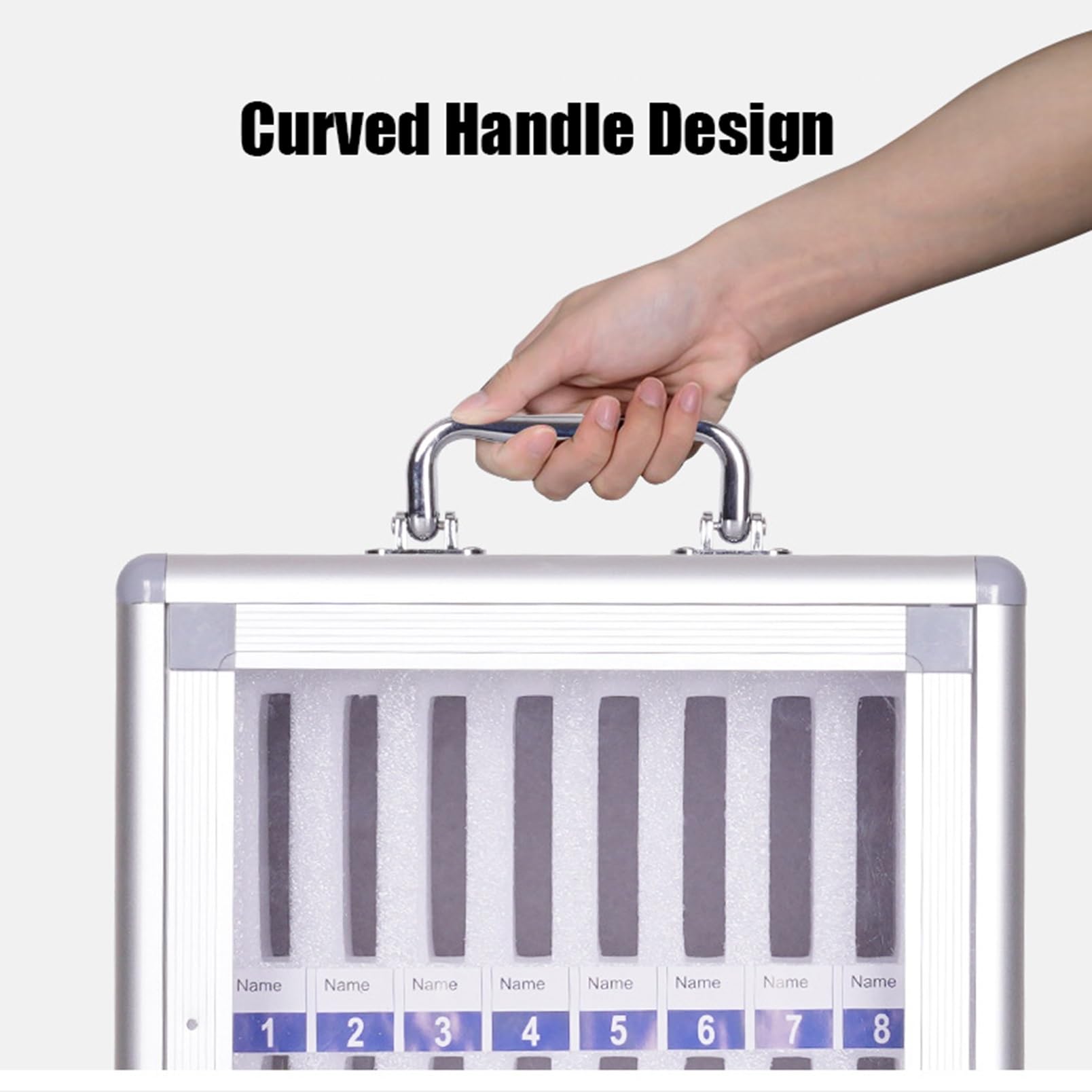 Aluminum Alloy Phone Lock Box with Transparent Door - 12/24/36/48 Slots for Classroom, Meeting & Office Use - Secure Mobile Device Storage for Students, Teachers & Professionals (36 Slots, 60 Size)