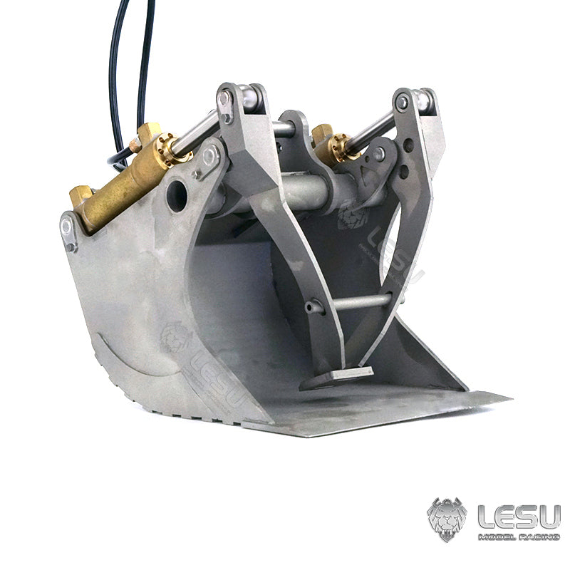 1/14 Scale LESU RC Metal Hydraulic Wheeled Excavator Model - ET30H with Pump Cabin, Sticker Display, Grapple, Ripper Bucket & Scraper Compactor - Perfect for Construction Toy Collection, RC Hobbyists and Model Display Scenes