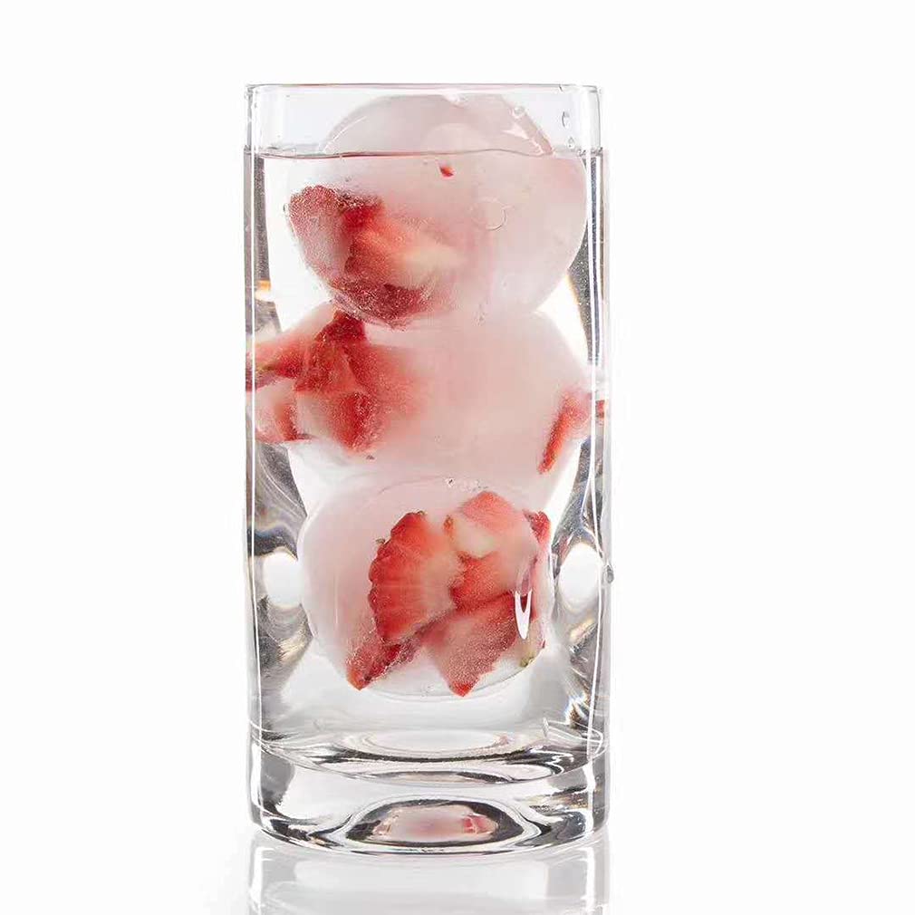 Premium 4-Hole Ice Ball Maker for Whiskey & Cocktails - Stainless Steel Ice Tea Maker & Pellet Ice Mold - Perfect for Popsicles, Iced Tea & Fruit Drinks (2-Piece Set) - Ideal for Home Bars, Parties & Entertaining