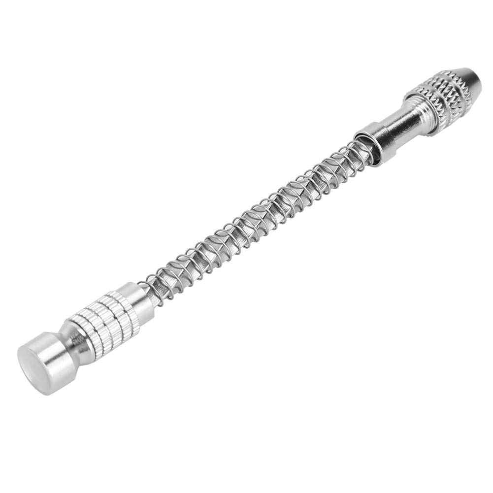 **20Pcs Micro Semi-Automatic Pin Vise Hand Drill Set - Portable Mini Drill Bits & Screwdrivers for DIY, Jewelry Making, Woodworking & Model Crafting**