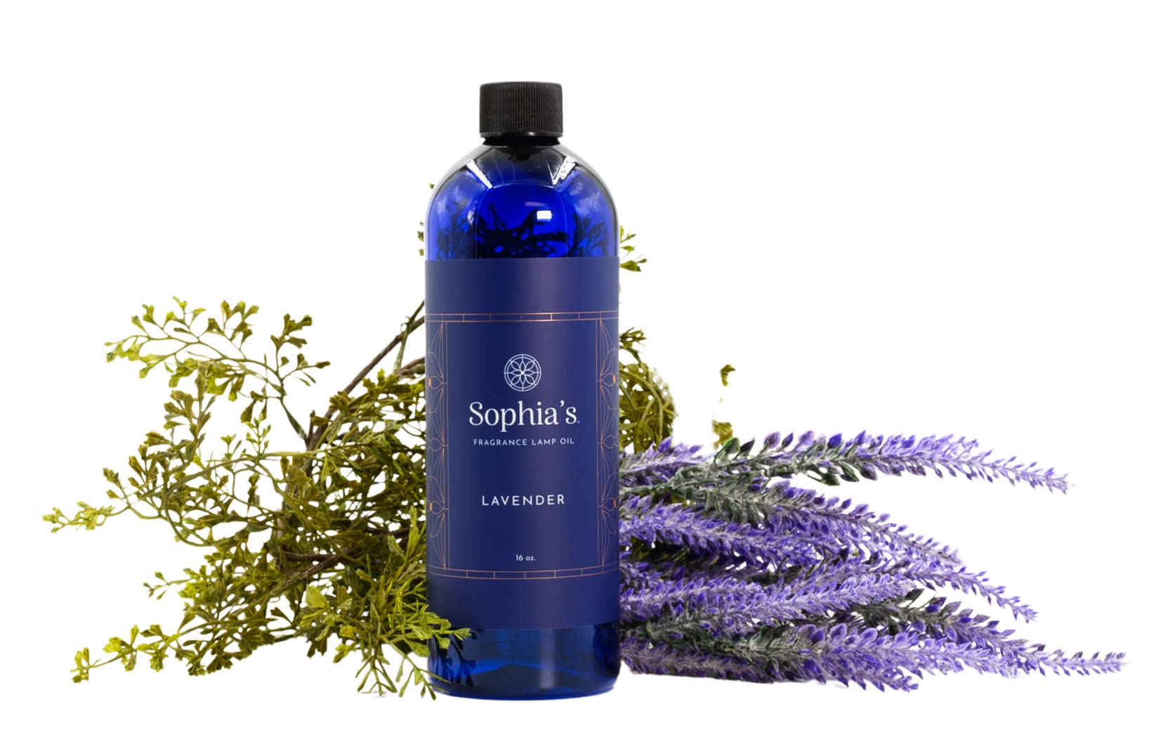 Sophia's Lavender Fragrance Lamp Oil Refills - 16oz USA-Made Catalytic Scented Oil for Effusion & Redolere Lamps | Perfect for Aromatherapy, Home Scenting & Relaxation