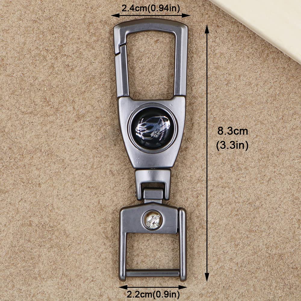 YSY Heavy Duty Keychain - 1 Pack Durable Key Fob with Secure Clip & Ring for Car Keys - Perfect for Men & Women | Ideal for Everyday Use, Travel & Key Organization