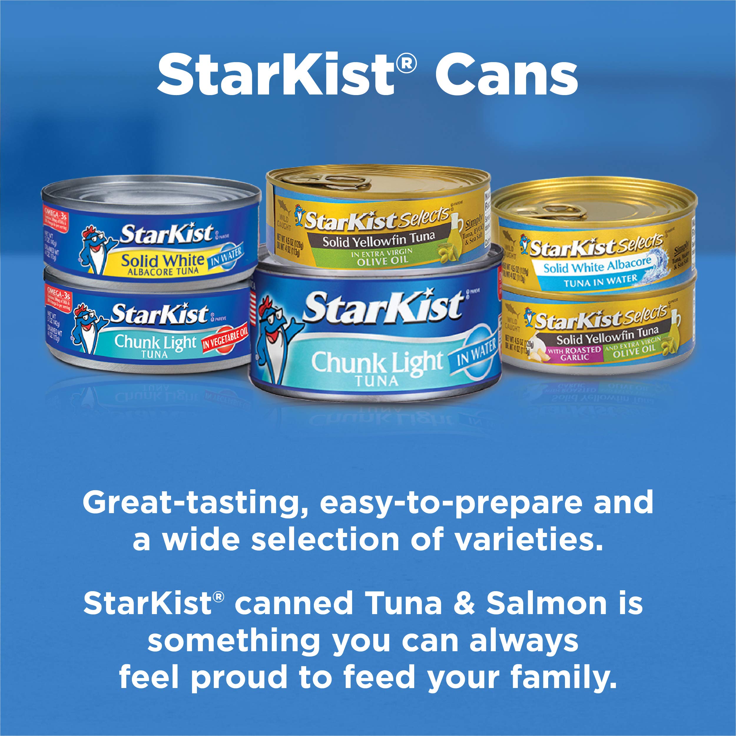 StarKist No Salt Added Chunk White Albacore Tuna in Water - 4.5 oz Can (Pack of 12) | Wild Caught, High Protein, Keto & Paleo Friendly | Perfect for Salads, Sandwiches, and Meal Prep