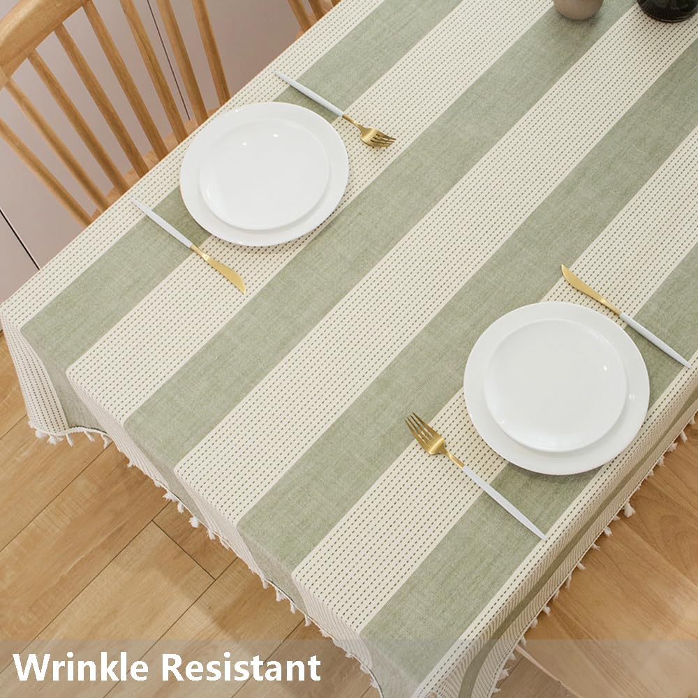TruDelve Extra Long Cotton Tablecloth 120
