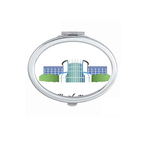 DIYthinker Portable Foldable Double-Sided Makeup Mirror - Korea Gwacheon Science Museum Inspired Design for Travel, Home Vanity & Professional Makeup Artists