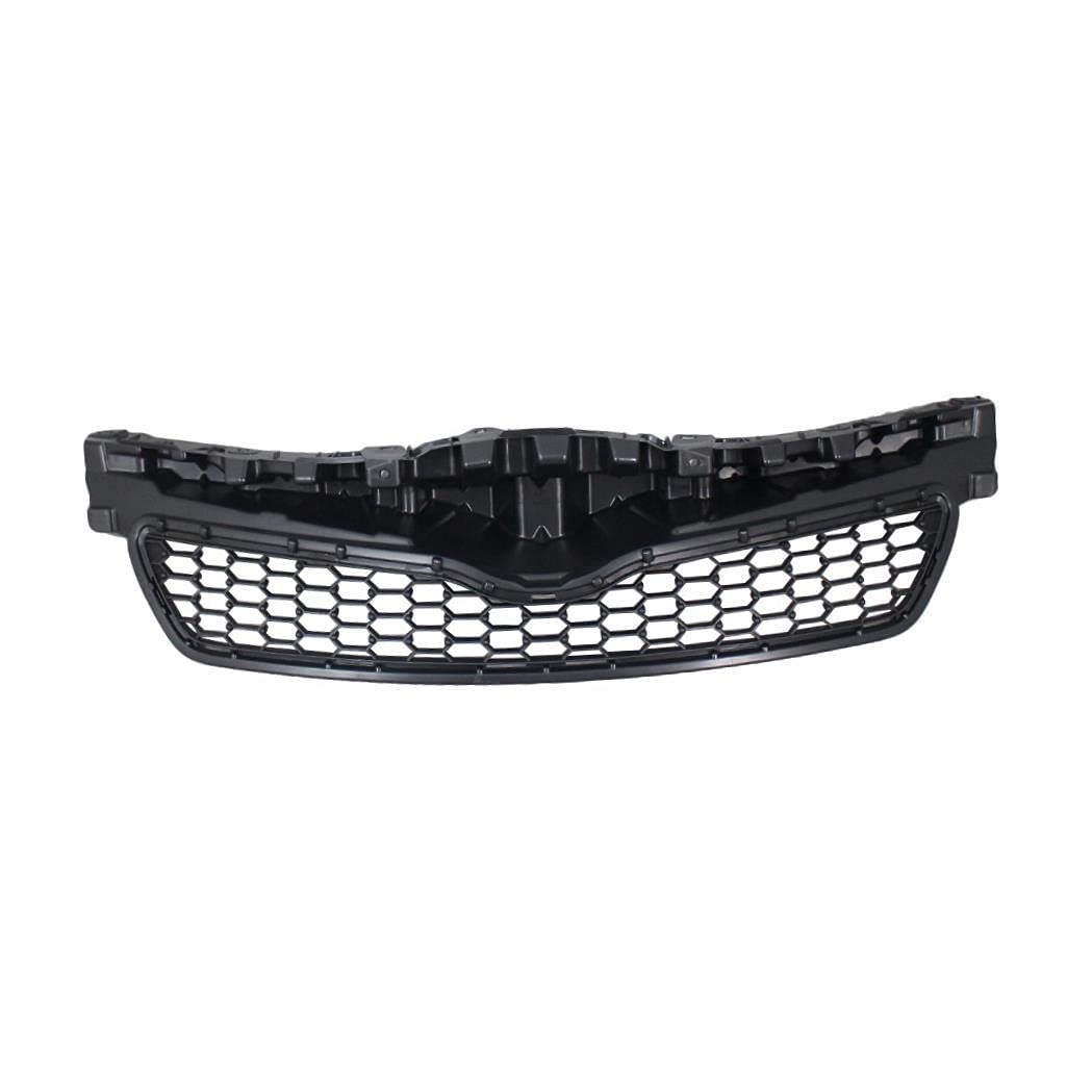 CarPartsDepot Front Grille Grill Compatible With Toyota Yaris (2012-2014 Yaris SE) - Perfect Replacement for Damaged Grilles & Custom Upgrades