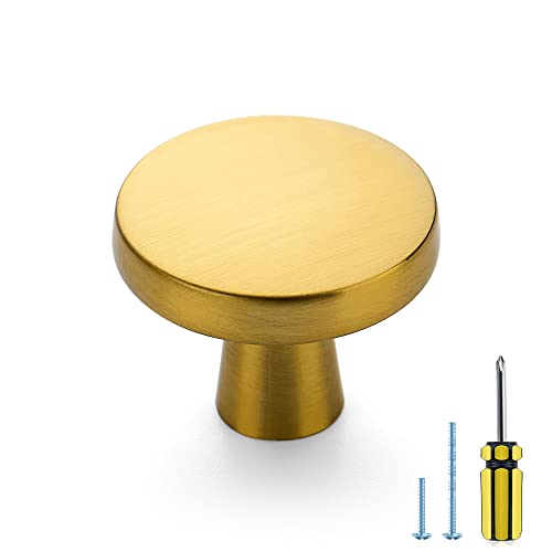 Brushed Brass Knobs