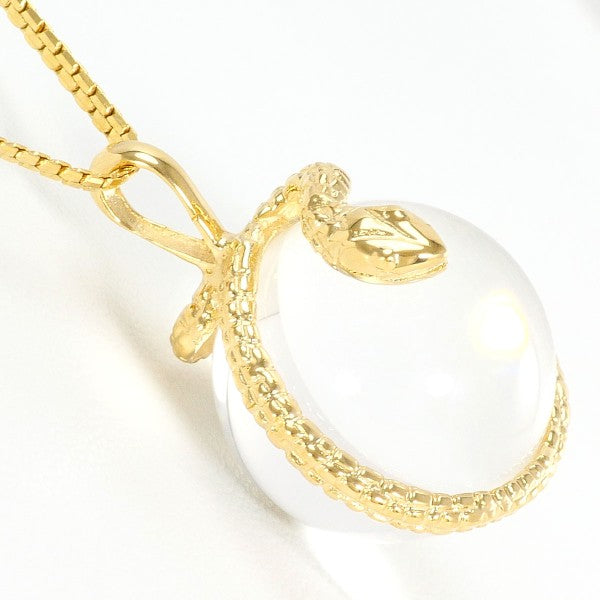 18K Yellow Gold Quartz Necklace for Women - Elegant & Durable Jewelry Gift for Birthday, Anniversary & Special Occasions
