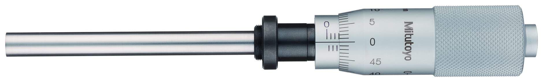 Mitutoyo 150-190 Micrometer Head - 0-25mm Range, 0.001mm Graduation, ±0.002mm Accuracy - Flat Face Vernier Caliper with Ratchet Stop - Perfect for Precision Machining, Metalworking & Engineering Measurements