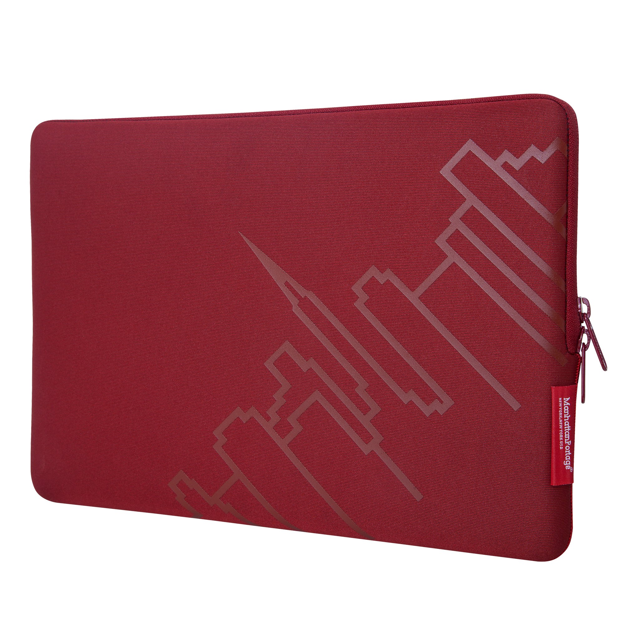 Manhattan Portage MacBook Pro 13/15 Inch Skyline Laptop Sleeve Case - Water-Resistant & Protective Neoprene Cover for Travel, Work & School