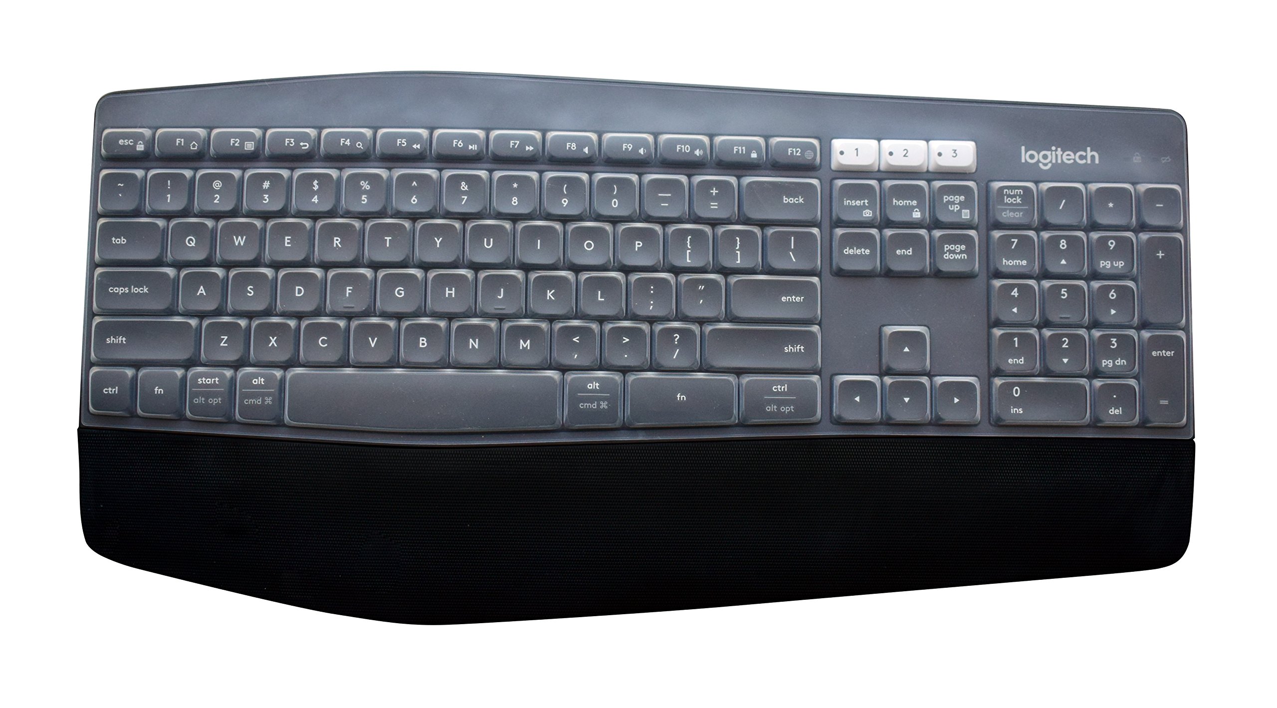 Logitech MK850 Keyboard Cover - Clear Skin Protector for Wireless MK825 & MK850 - Home & Office Use