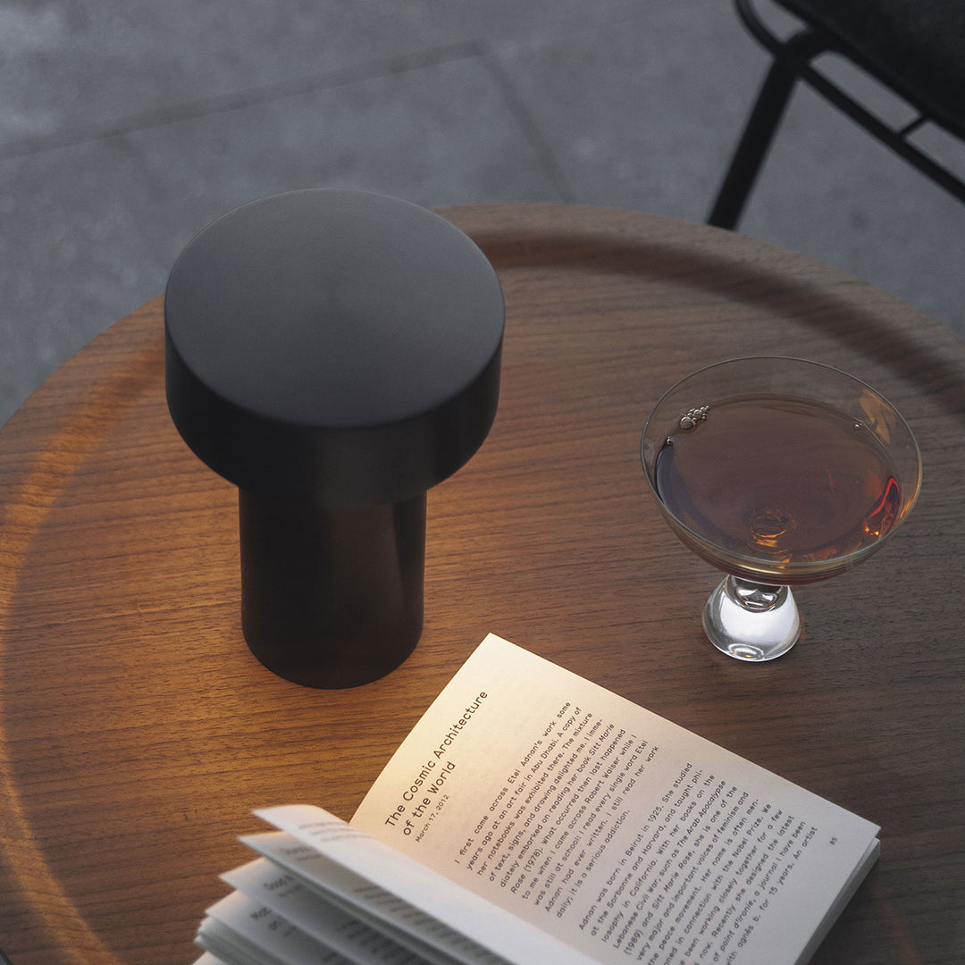 Modern LED Column Table Lamp - Adjustable Brightness for Bedroom, Living Room & Office - Energy Efficient Desk Light for Reading, Working & Decor