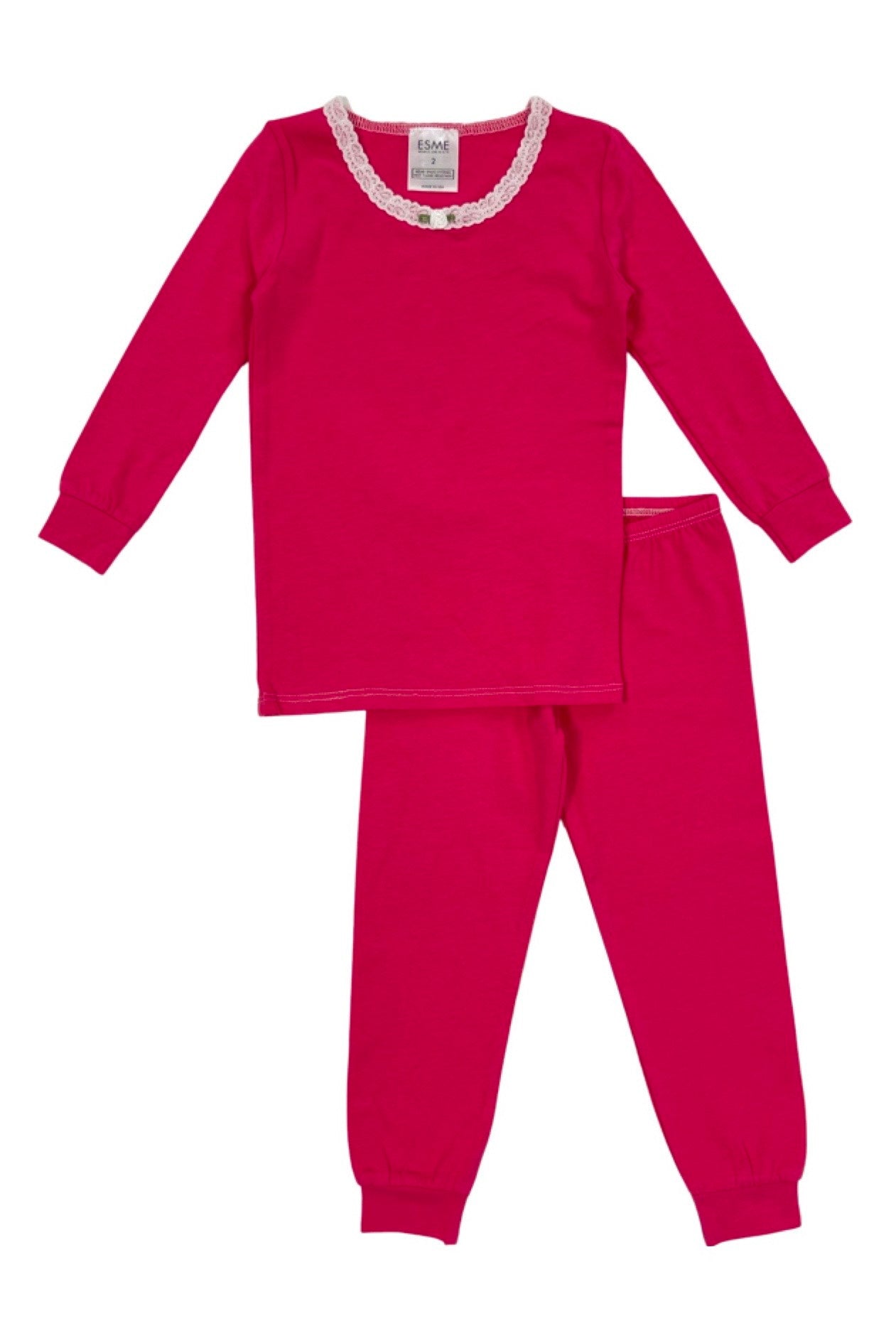 Fuchsia Full Length Women's Lounge Set - Soft & Comfortable Sleepwear for Relaxing at Home or Sleeping