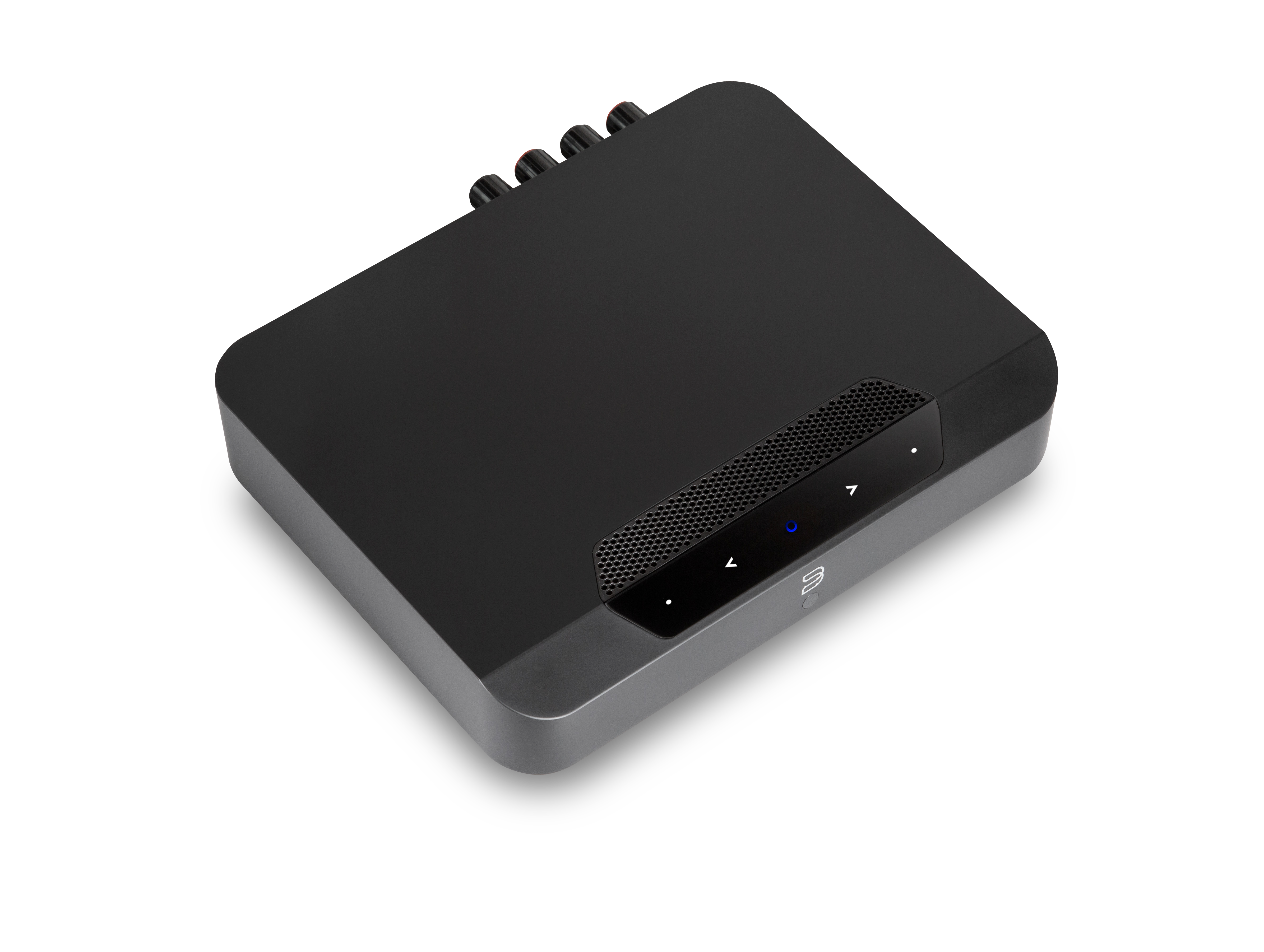 Bluesound POWERNODE EDGE - Compact Wireless HiFi Music Streaming Amplifier for Home Audio System | Perfect for Living Room, Bedroom & Office Stereo Setup