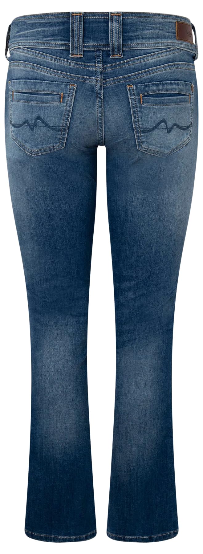 Pepe Jeans Gen Women's Straight Blue Jeans - Size EU 36 (US 26/34) - Classic Denim Pants for Casual Wear & Everyday Outfits