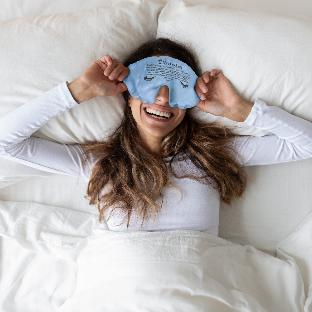 Hot & Cold Therapy Migraine Relief Eye Mask - Soothing Gel Pack for Headache, Stress & Sleep - Perfect for Travel, Office & Home Use