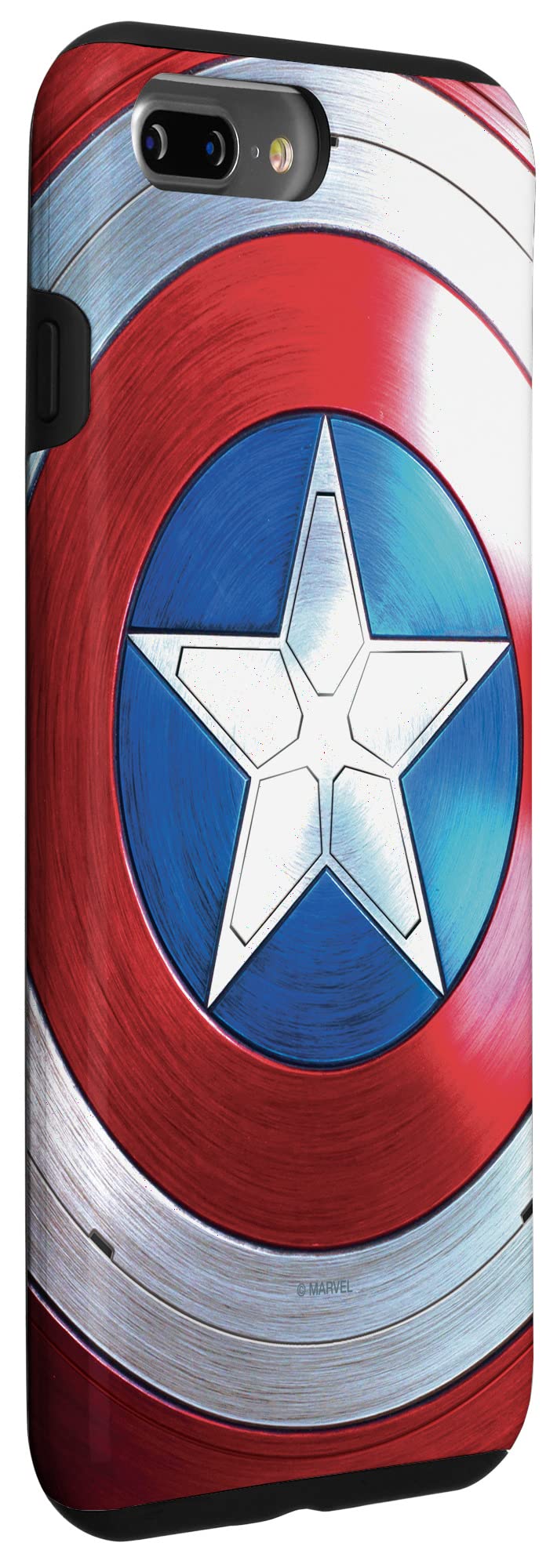 Premium Captain America Shield Phone Case for iPhone 7 Plus/8 Plus - Inspired by The Falcon and The Winter Soldier - Protective Cover for Marvel Fans & Superhero Enthusiasts - Perfect for Daily Use, Cosplay & Collectors