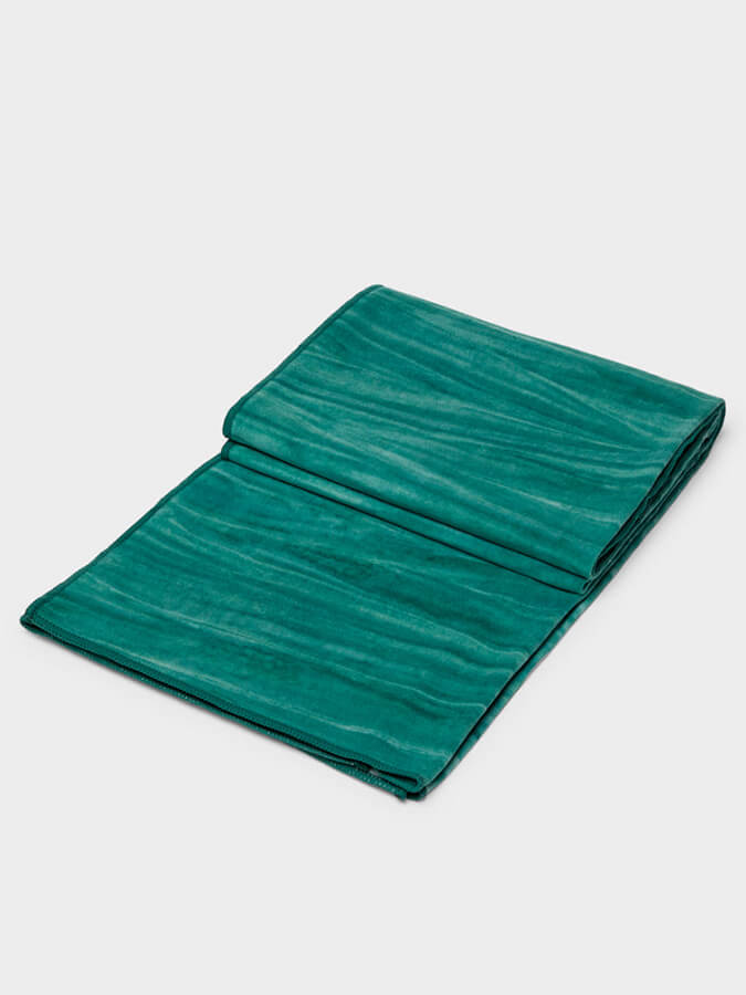 Manduka eQua Yoga Mat Towels - Non-Slip, Absorbent & Eco-Friendly for Hot Yoga, Pilates & Workouts - Perfect for Home & Studio Use