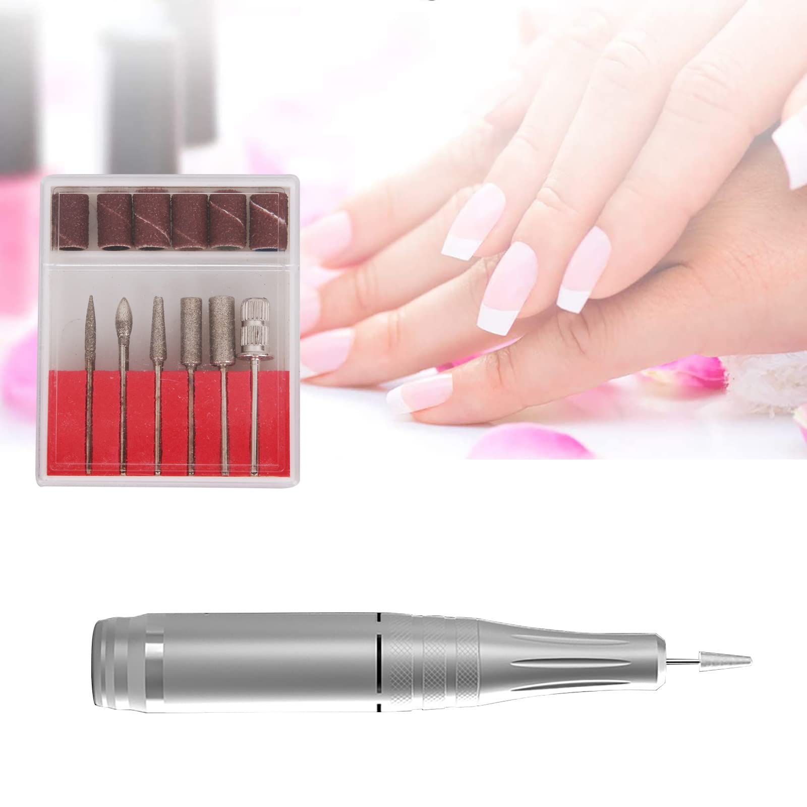 TAKOYI 18W Portable UV LED Nail Lamp for Gel Polish Curing - Fast Drying Professional Nail Light (White) | Perfect for Home Manicures & Salon Nail Art