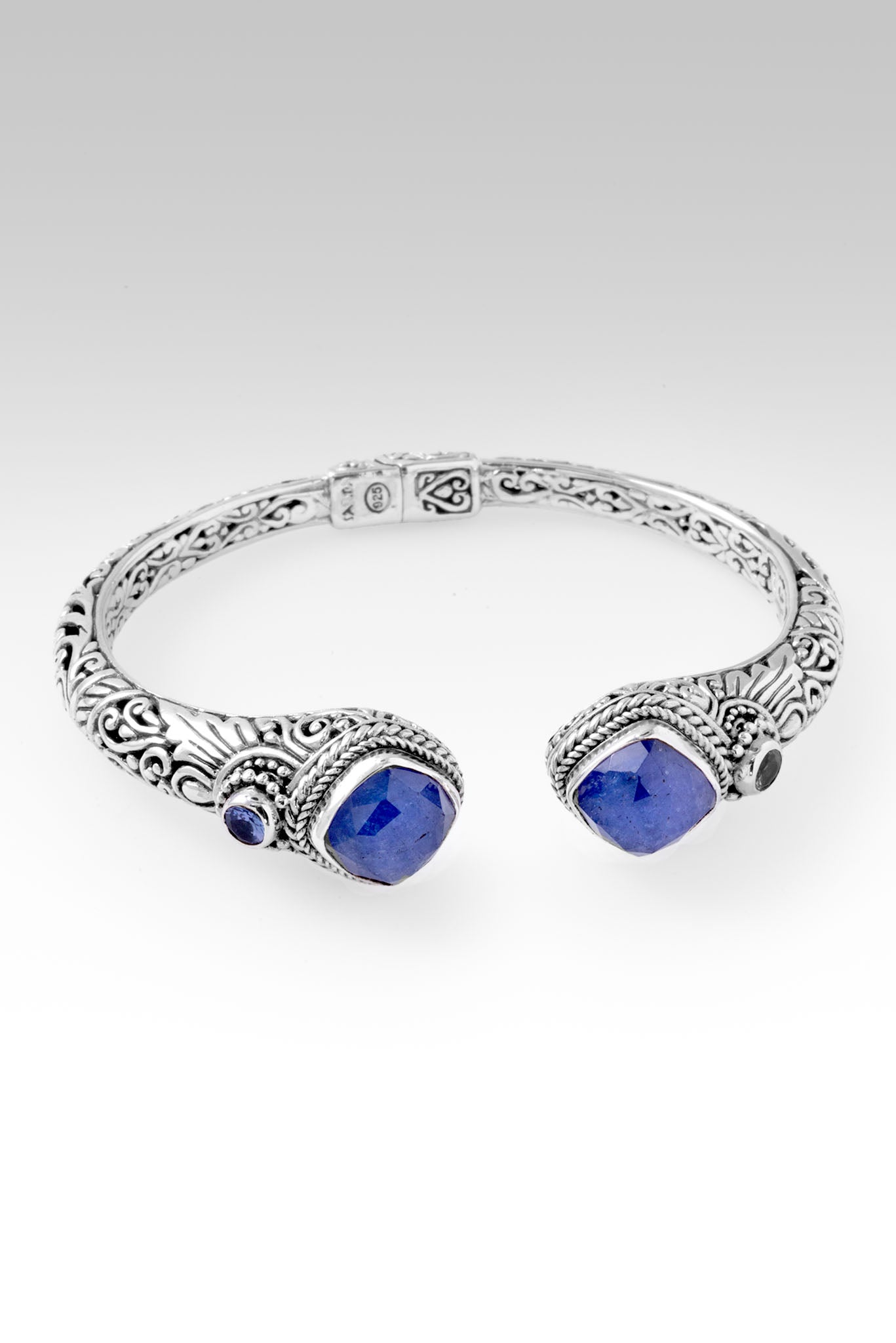 Gratitude Wins Tip to Tip Bracelet™ in Tanzanite - Elegant Adjustable Spiritual Jewelry for Women, Perfect for Meditation, Yoga & Daily Wear
