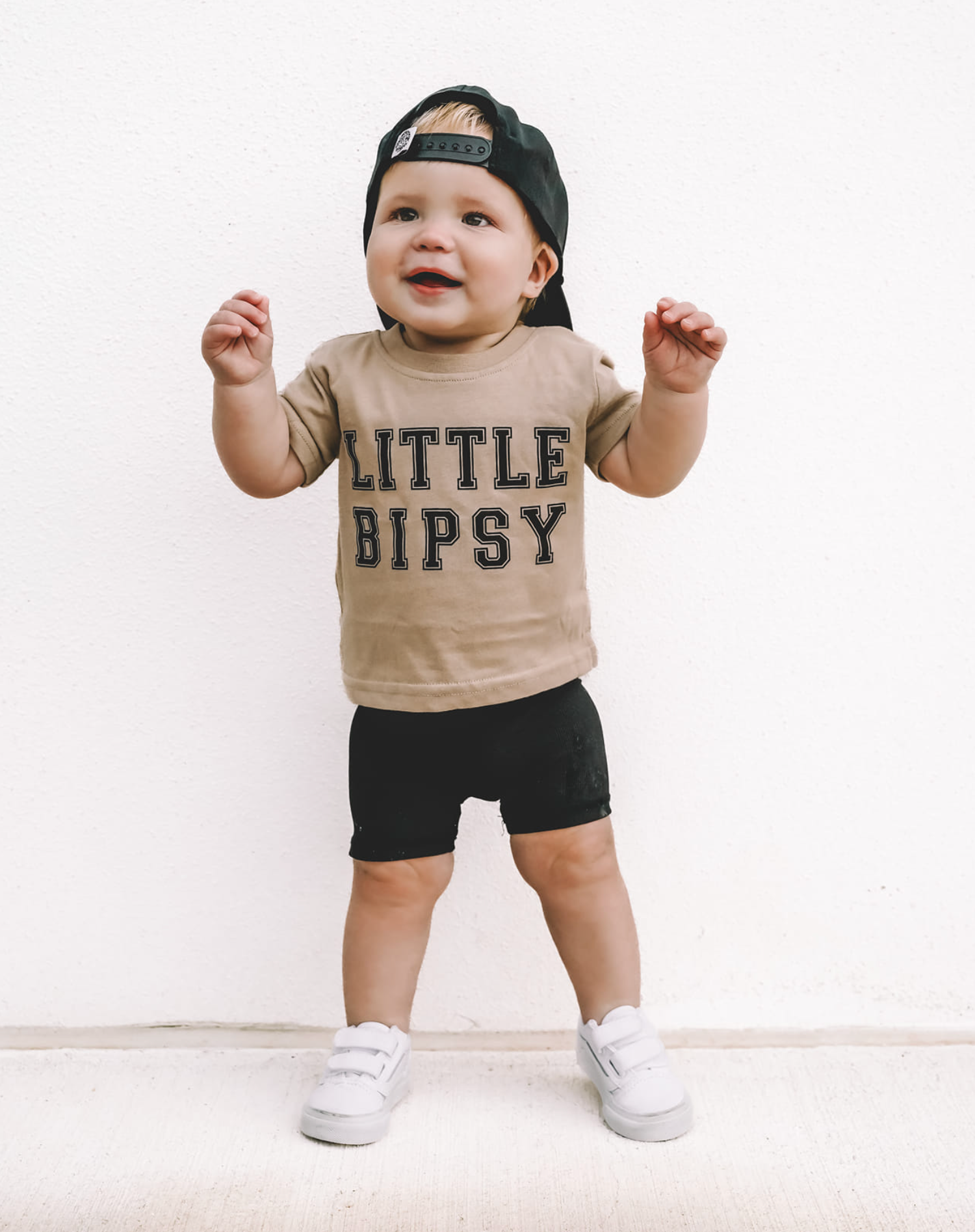 LB Collegiate Tee - Soft Cotton Vintage Style T-Shirt for Men & Women in Tan | Casual Wear, Street Fashion, and Everyday Comfort