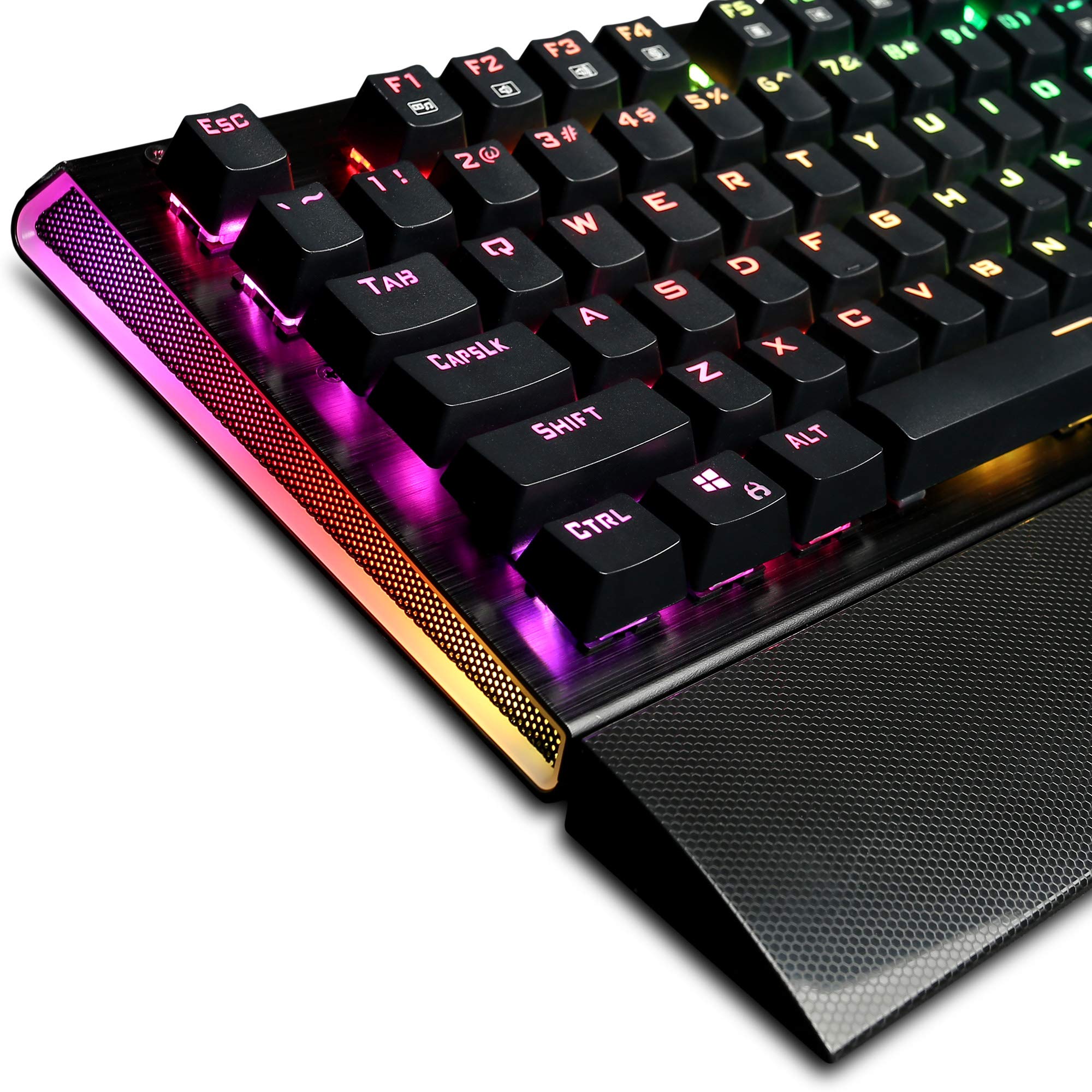 CyberPowerPC Skorpion K2 CPSK304 RGB Mechanical Gaming Keyboard with Kontact™ Black Linear Switches - Perfect for PC Gaming, Esports & Office Work