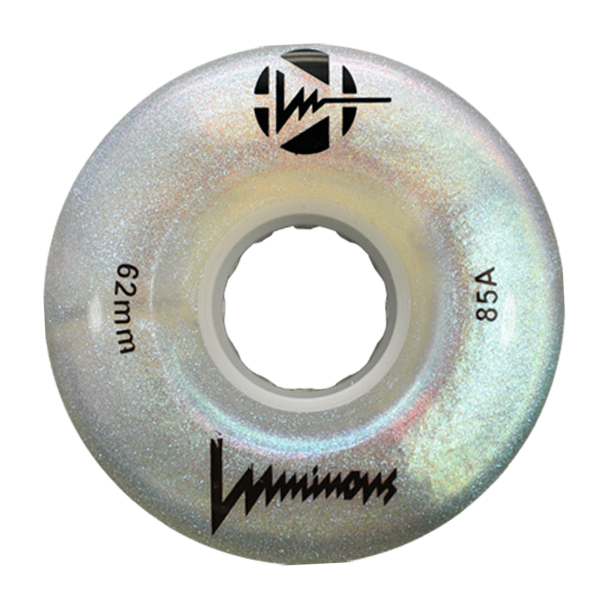 Luminous LED Quad Wheels 62mm 85a - 4 Pack Glow in The Dark Skate Wheels for Roller Skates & Rollerblades - Perfect for Night Skating, Rink Parties & Outdoor Adventures