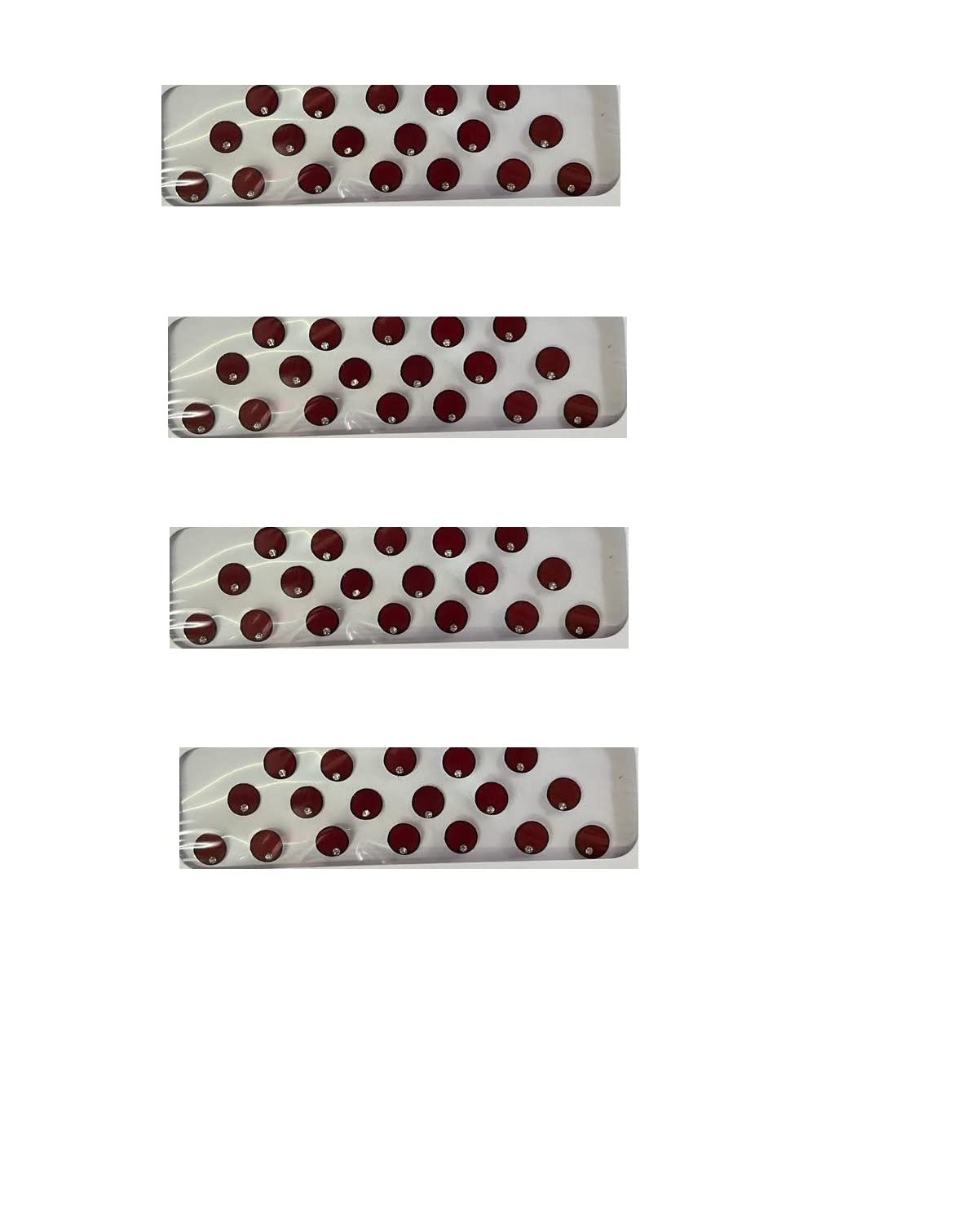 Elegant Maroon Round Velvet Bindi with Single Stone - Traditional Indian Forehead Sticker for Women & Girls (Pack of 4, Size 11mm) - Skin-Friendly Adhesive for Daily Wear, Weddings & Festivals