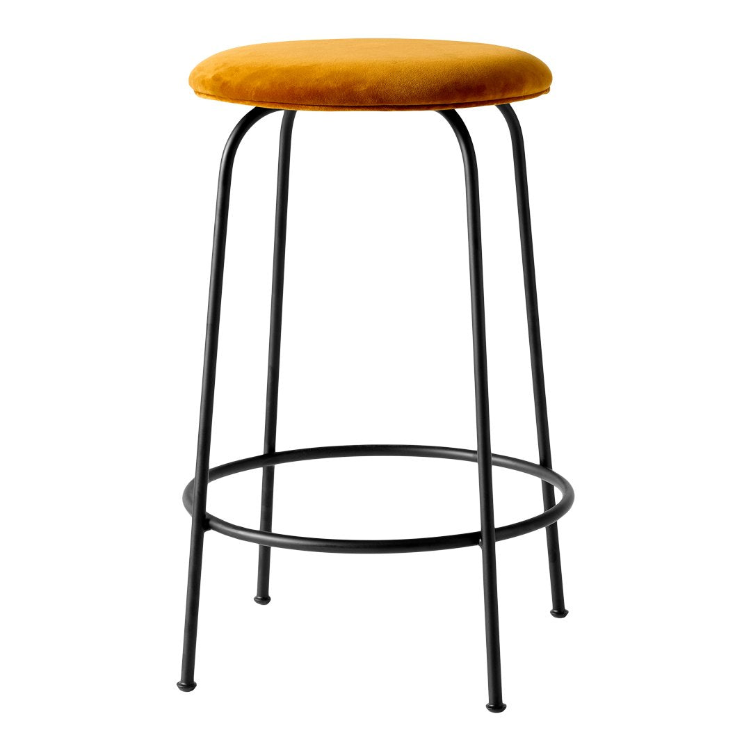 Afteroom Modern Counter Stool with Upholstered Seat - Bar Height Kitchen Island Stool for Dining Room, Breakfast Nook & Home Decor