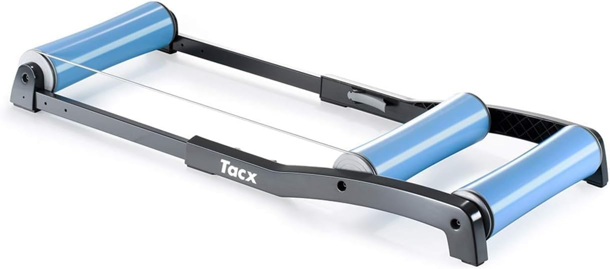 Garmin TacX Antares Indoor Bike Rollers 62 cm - Portable & Retractable Cycling Trainer for Home Workouts, Endurance Training & Indoor Riding