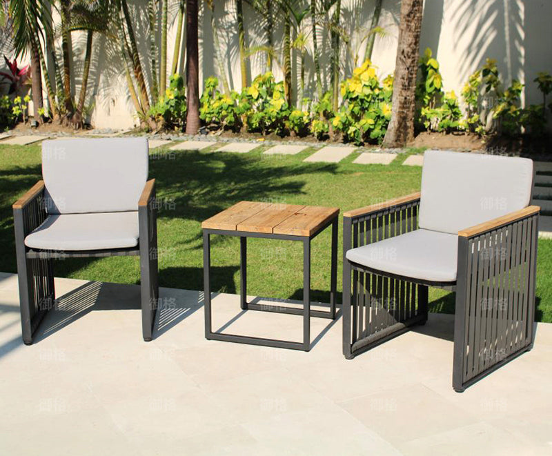 Premium Teak Wood Dining Table and Chairs Set - Outdoor/Indoor Patio Furniture for Garden, Backyard, and Restaurant Use