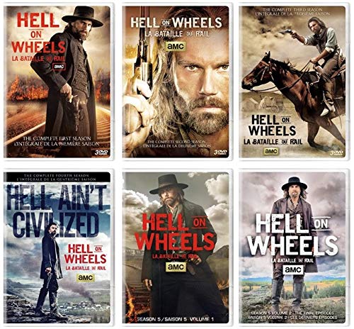 Hell on Wheels: The Complete Series Seasons 1-5 DVD Box Set | Western Drama TV Show | Perfect for Binge-Watching & Western Fans