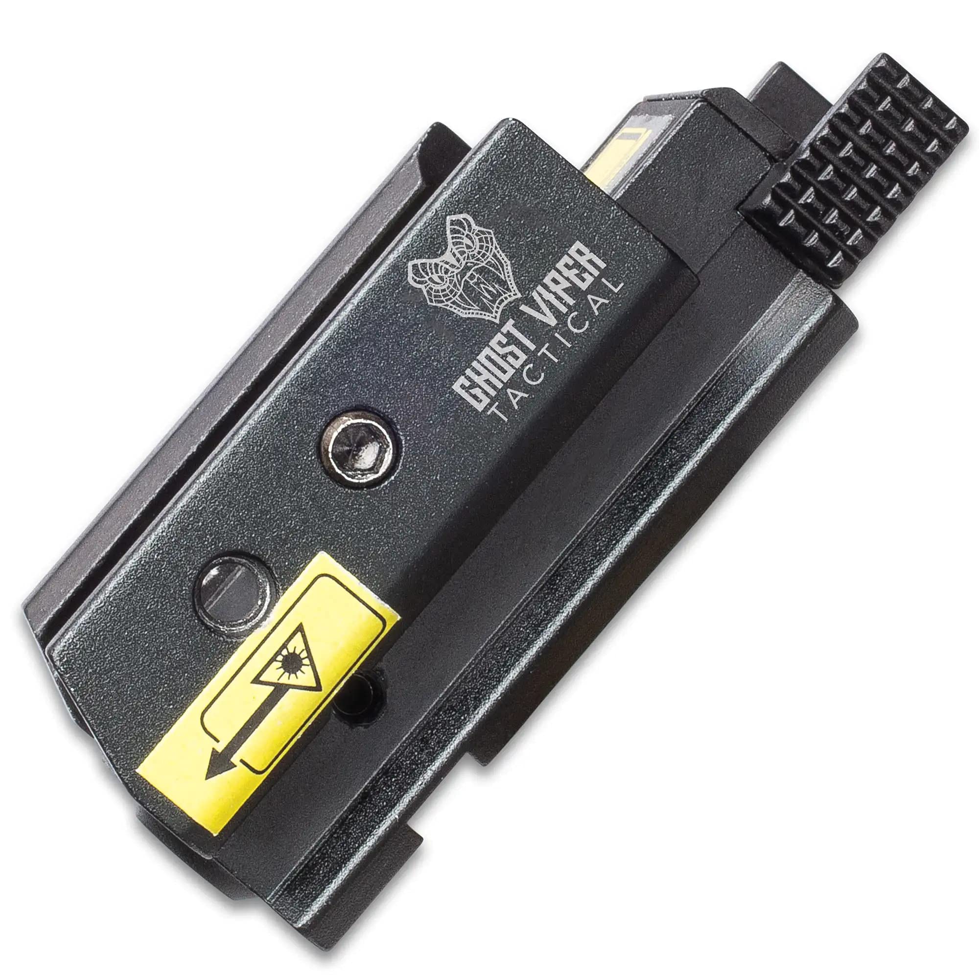 Low Profile Compact Red Laser Pistol Sight for Handguns - Tactical Laser Sight for Pistols, Rifles & Firearms - Perfect for Home Defense, Hunting & Target Shooting