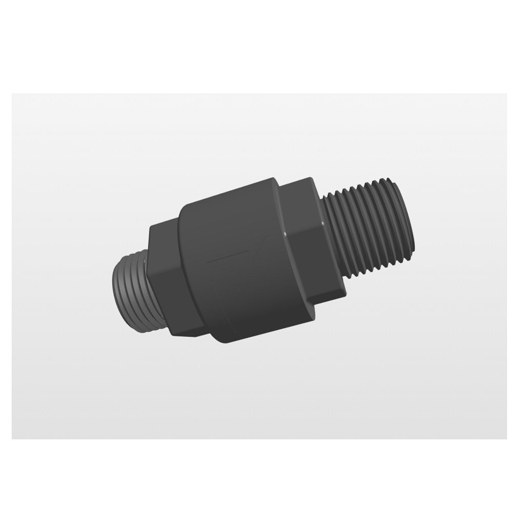 Compact Poly Plastic Check Valves - Chemical Resistant, 125 PSI for Harsh Environments | Ideal for Industrial, Plumbing & Water Treatment Systems