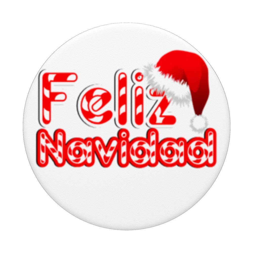 Feliz Navidad Phone Grip - Festive Christmas Graphic Phone Holder for iPhone & Samsung - Perfect Holiday Gift & Party Accessory