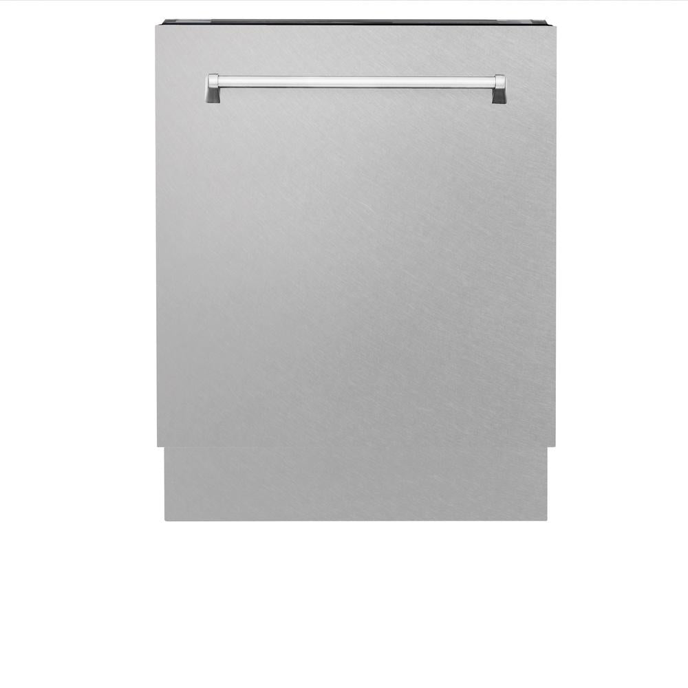 ZLINE 48-Inch Professional Kitchen Package - Stainless Steel Dual Fuel Range, Ducted Range Hood & Tall Tub Dishwasher Set for Modern Home Cooking & Entertaining