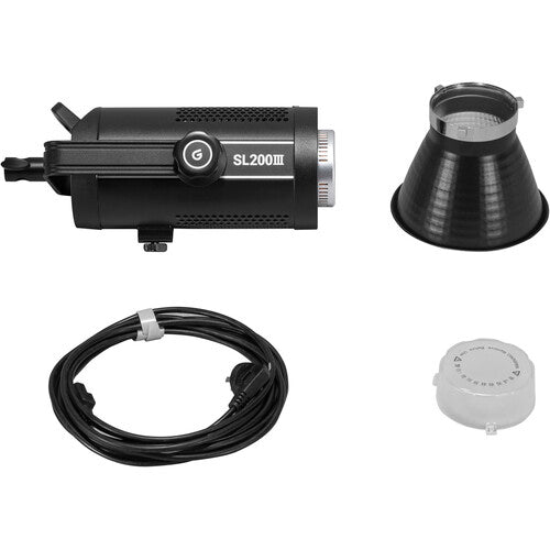 Godox SL200III 200W LED Video Light - Daylight Balanced Continuous Lighting for Photography, Videography, YouTube & Studio Use