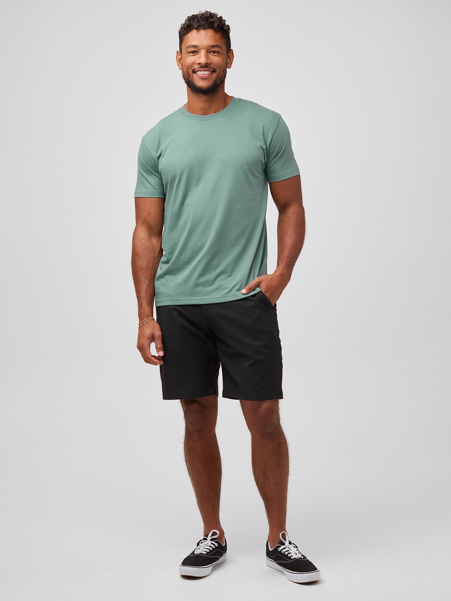 Sagebrush Crew Neck T-Shirt for Men - Soft Cotton Casual Tee - Perfect for Everyday Wear, Outdoor Activities & Layering