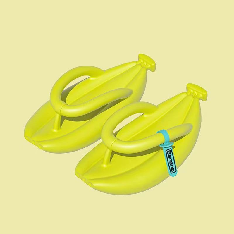 Comfortable Non-Slip Banana Slippers for Couples - Soft EVA Bathroom & Home Slippers for Women & Men - Perfect for Indoor Use, Spa Days, and Cozy Lounging