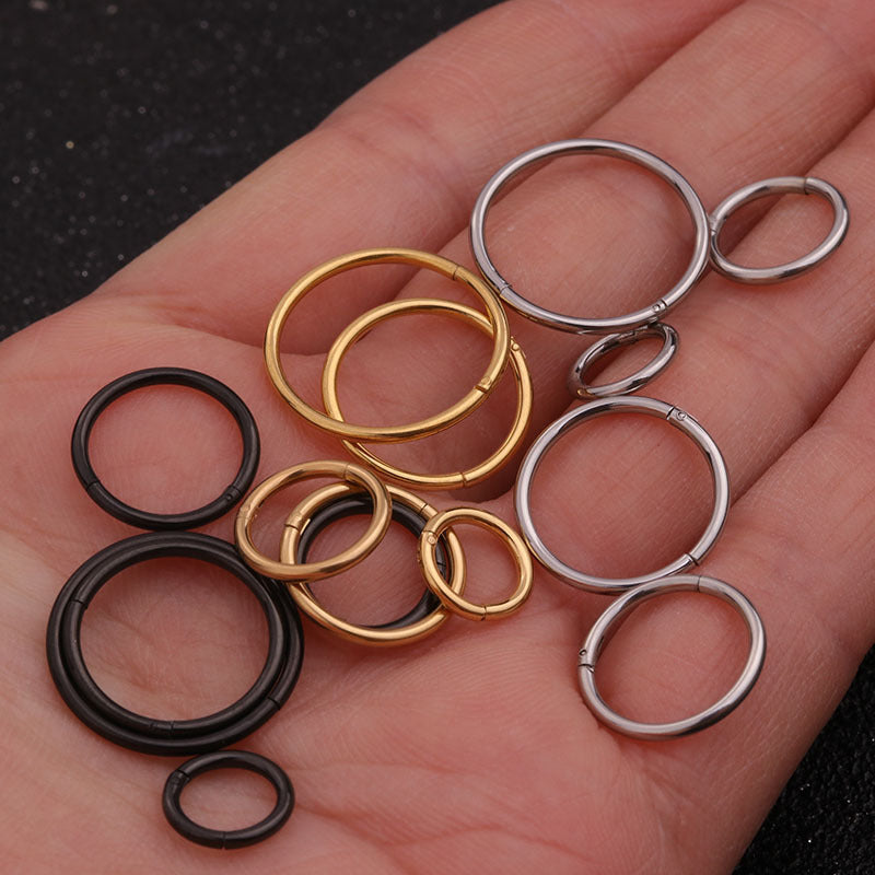 16G Surgical Steel Cartilage Huggie Earrings - Small Hoop Earrings for Helix, Tragus & Piercings | HSPJ19112 | Perfect for Everyday Wear & Gifting