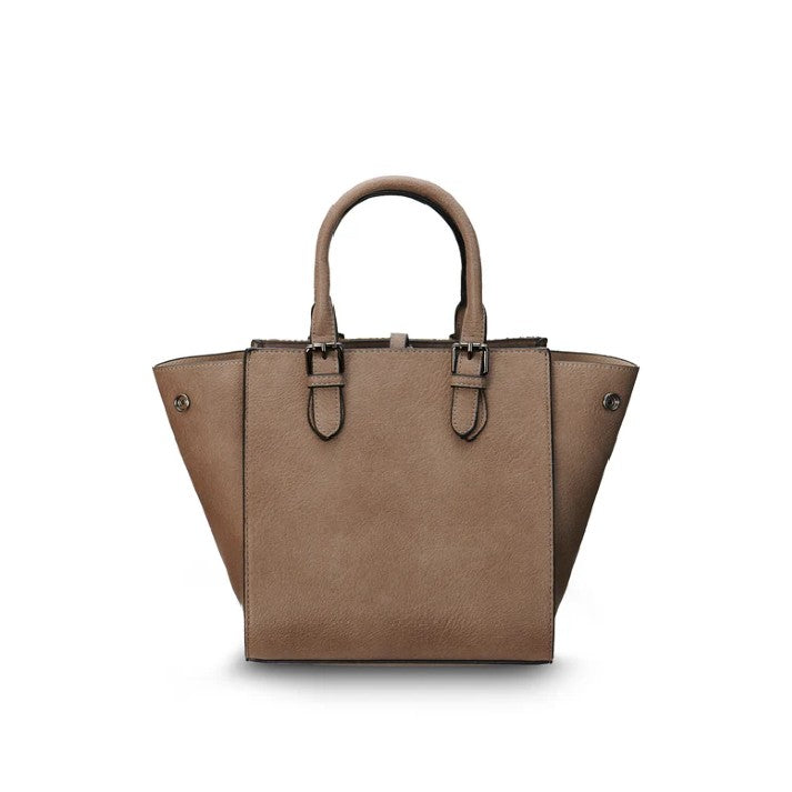 Medium Caillie Tote Bag for Women - Stylish & Spacious Handbag in 4 Colors (Black, Beige, Navy, Red) - Perfect for Work, Travel & Everyday Use