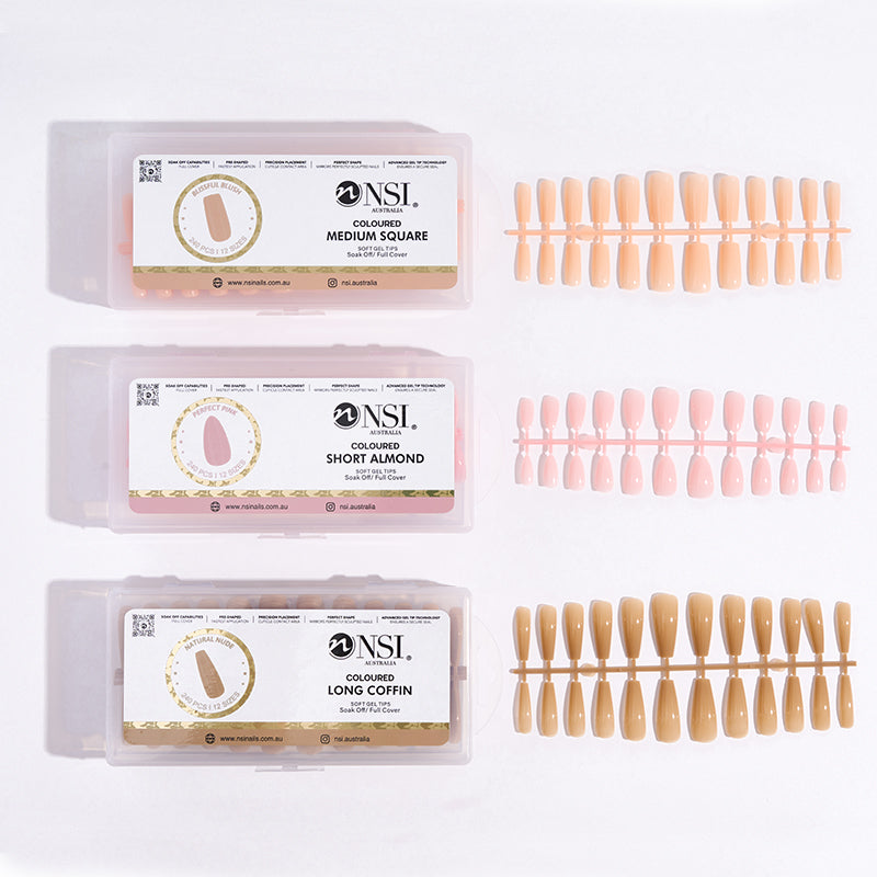 Vibrant Colored Gel Nail Tips - Long-Lasting Press-On Nails for Manicures & Pedicures | Perfect for Parties, Weddings & Special Occasions