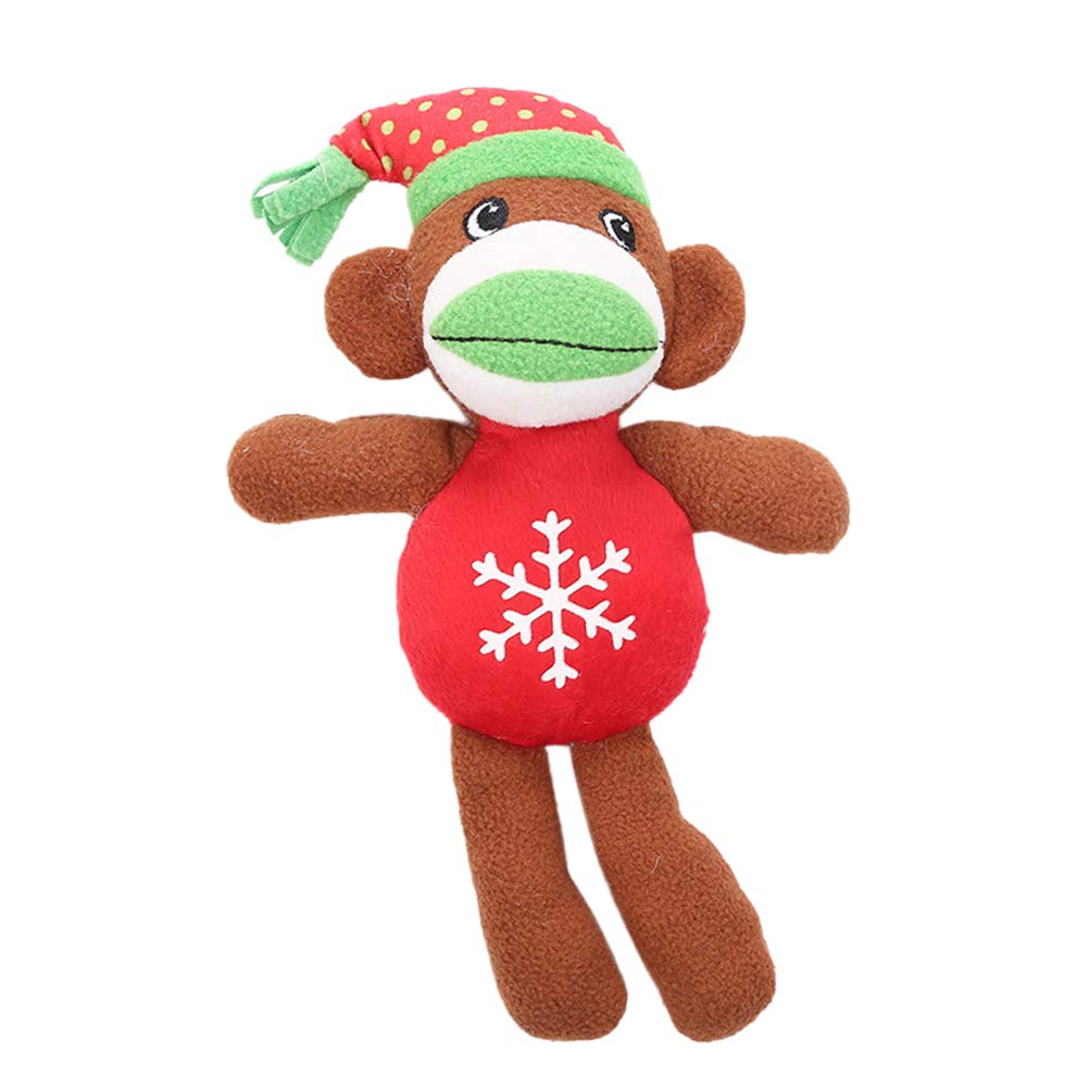 Durable Interactive Dog Toys with Squeaker - Plush Stuffed Chew Toys for Puppies & Adult Dogs - Perfect for Christmas Gifts, Training, and Playtime