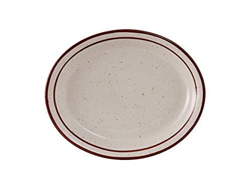 Eggshell with Brown Speckles and Band