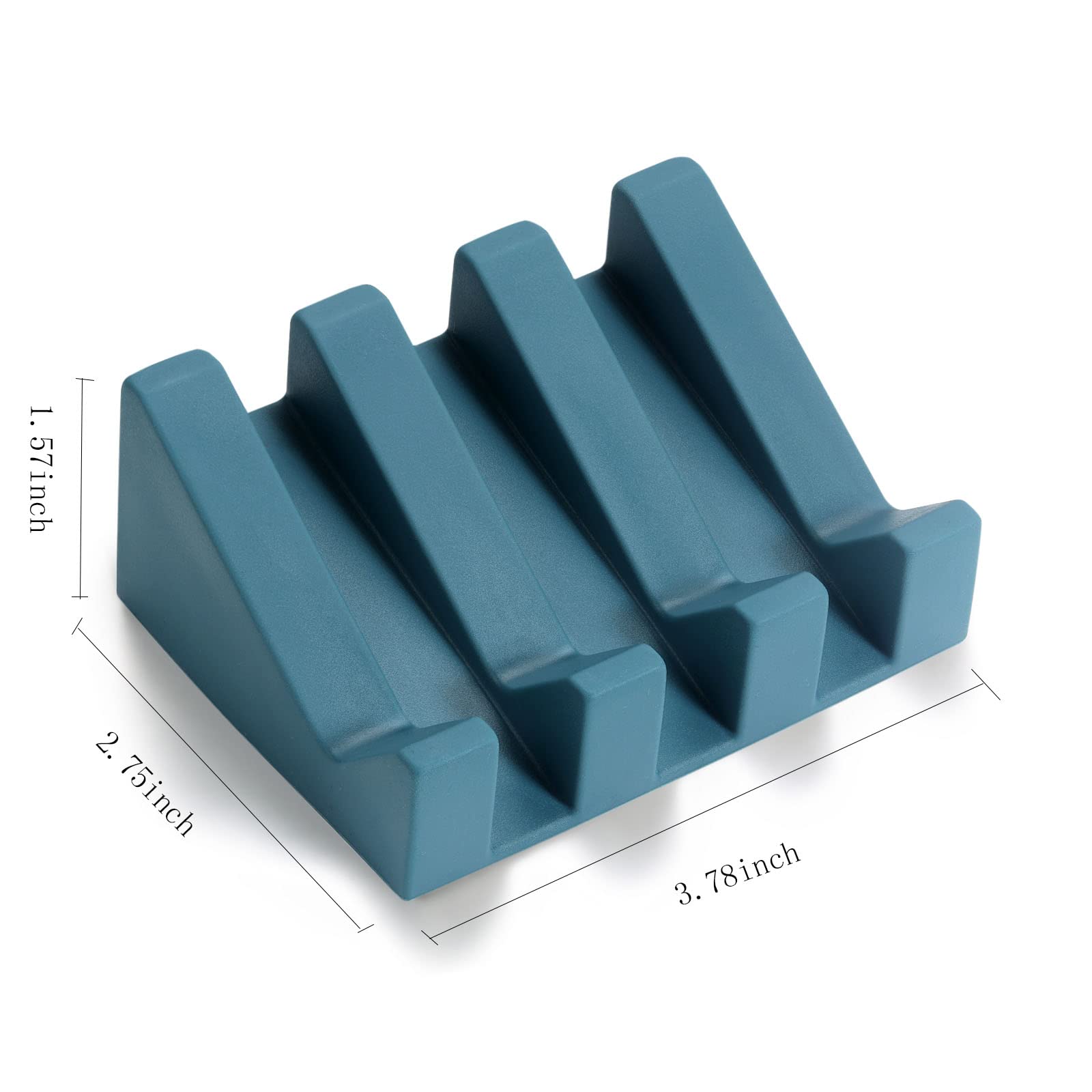 Premium Soap Dish Holder for Shower, Bathroom & Kitchen - Durable, Easy to Clean, Keeps Soap Dry & Extends Soap Life - Perfect for Bathtub, Sink Counter & Travel Use