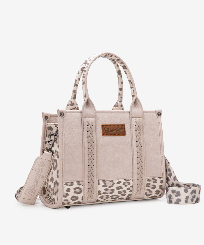 Wrangler Cow Print Crossbody Tote Bag for Women - Stylish Western Handbag for Everyday Use, Shopping & Travel