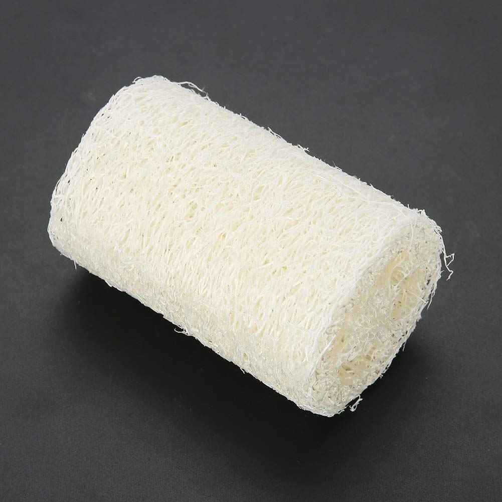 Exfoliating Loofah Scrubber - 6PCS Natural Bath & Kitchen Scrubbers (3inch) for Gentle Skin Exfoliation, Dish Cleaning & Home Spa Use - Perfect for Shower, Bathroom & Kitchen