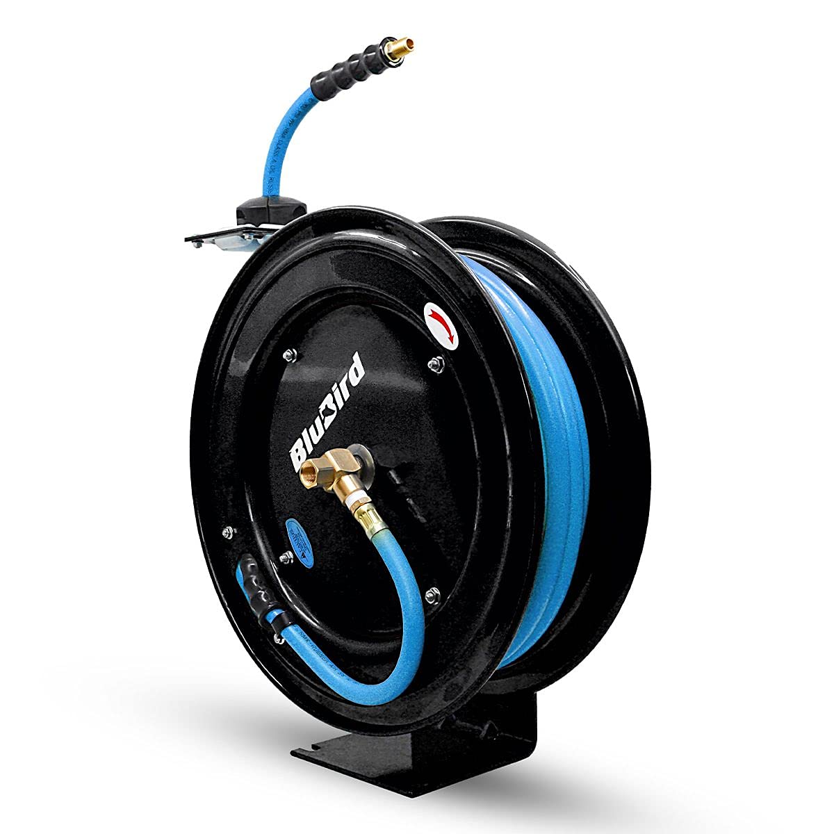 BluBird 20ga Retractable Air Hose Reel - Heavy Duty 3/8