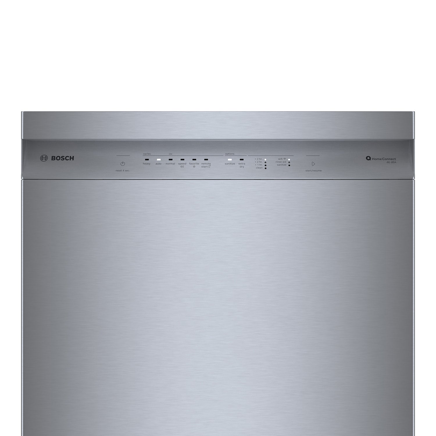 Bosch 24-Inch Smart Dishwasher with Home Connect - Stainless Steel, Anti-Fingerprint Finish, 3rd Rack (SHE5AE75N) - Perfect for Modern Kitchens & Large Families
