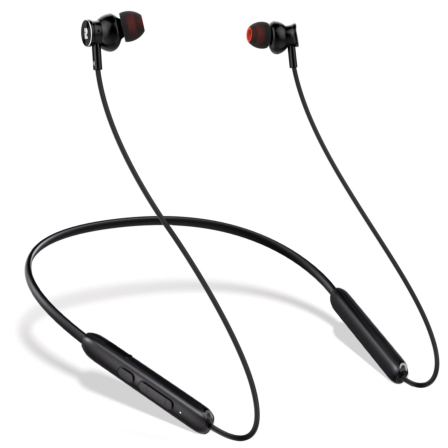 Rythflo Bluetooth Earbuds V5.2 - Wireless Neckband Headphones with Mic, 30H Playtime, IPX7 Sweatproof, Deep Bass - Perfect for Gym, Running, Workouts & Phone Calls